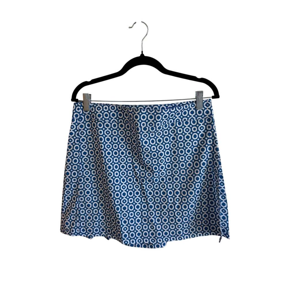 RipSkirt Hawaii NWT Classic Blue Skirt Sz M White Blue Geometric Women's